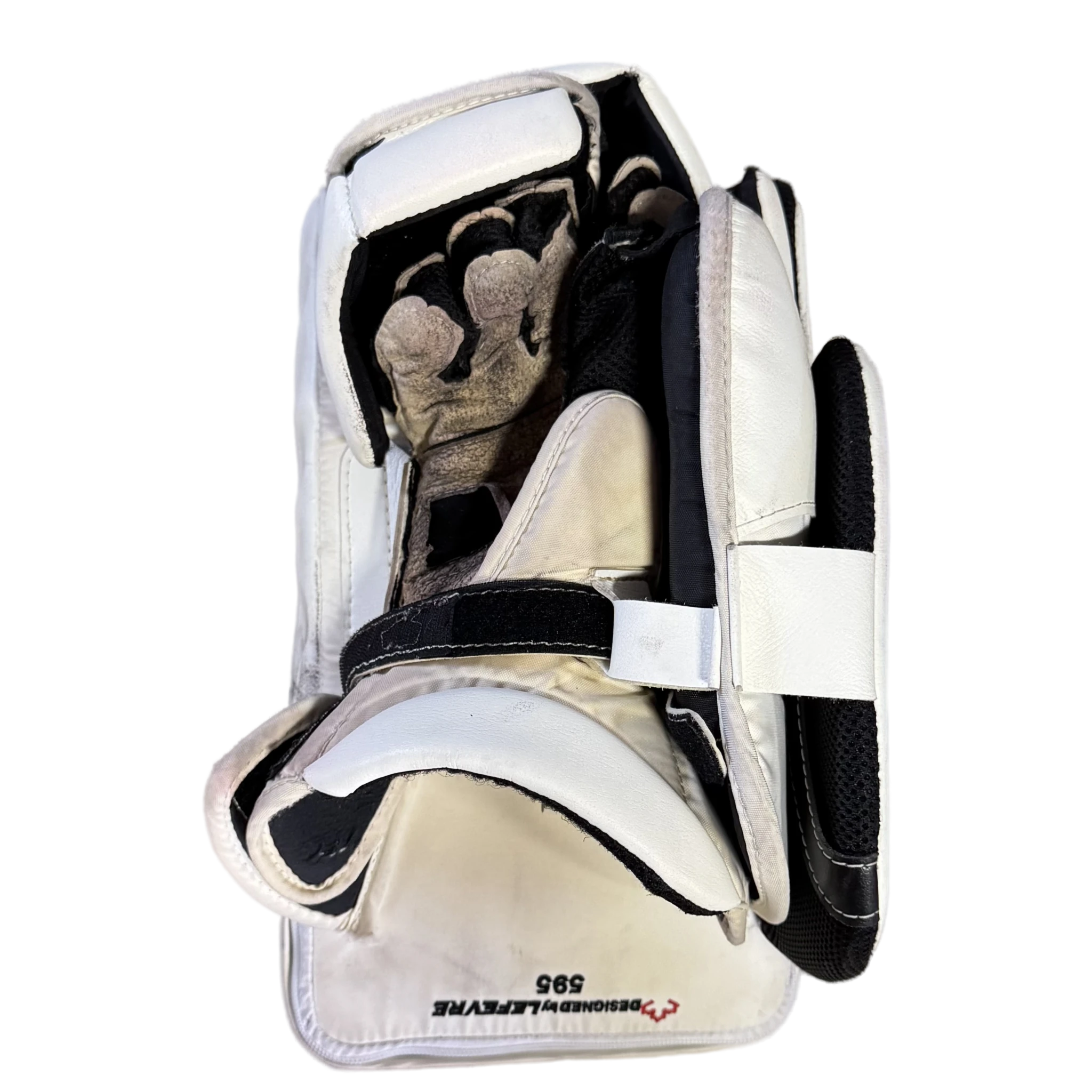 True Catalyst 7x3 - Bloqueur de gardien NCAA Pro Stock d'occasion - (Blanc)